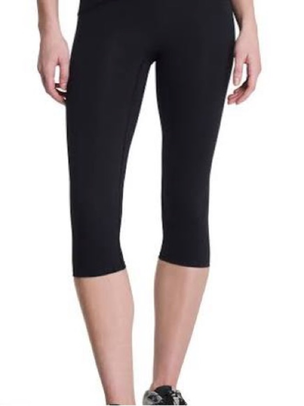 Spanx Booty Boost Crop Leggings Women's XL black Shaping Gym Activewear